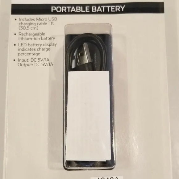 Onn Portable Battery for USB Charged Devices 3550 mAh New In Box - Picture 2 of 3